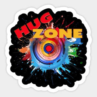 Hug Zone Sticker